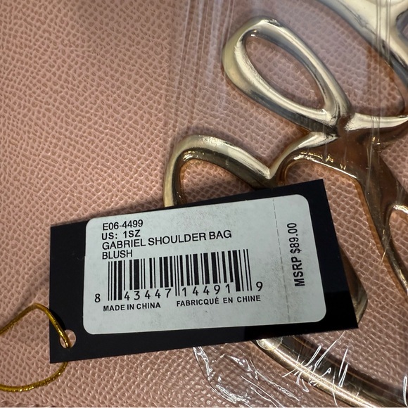 Bebe Pink Crossbody Bag with Gold Chain - Picture 5 of 5